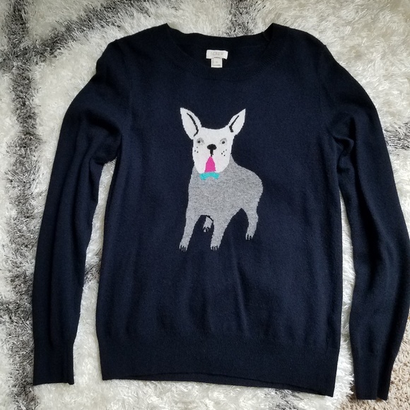 J. Crew Sweaters - J.Crew French bulldog sweater